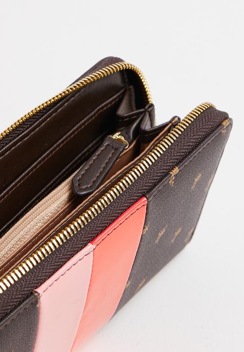 POLO - Brighton zip around purse - brown