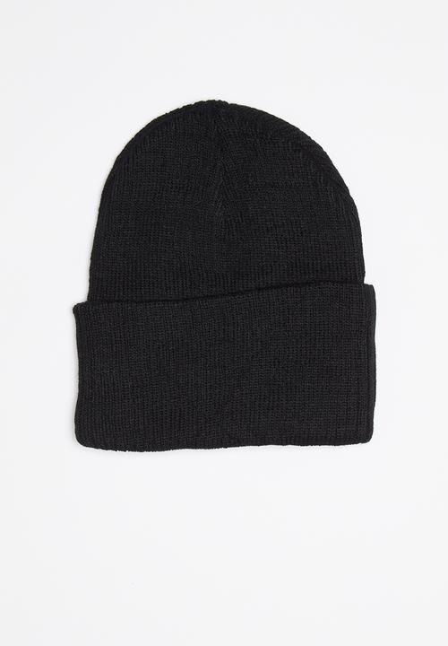 Superbalist - Knitted skull cap beanie - black