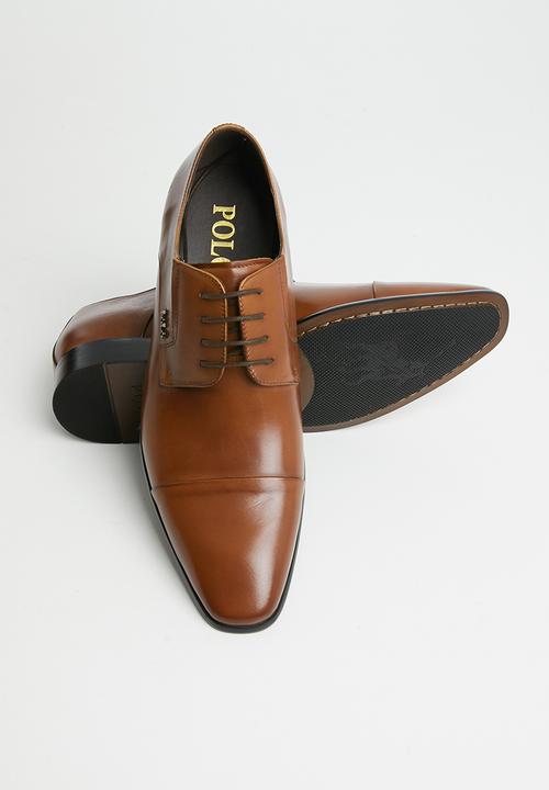 POLO - Gibson leather toe cap formal shoe - brown