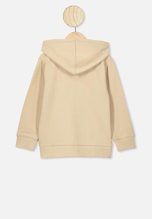 Cotton On - Sunny zip through hoodie - semolina