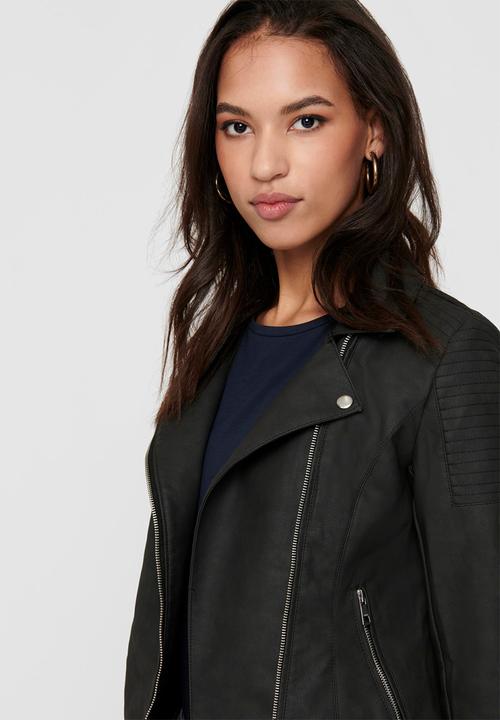 ONLY - Melanie biker jacket - black