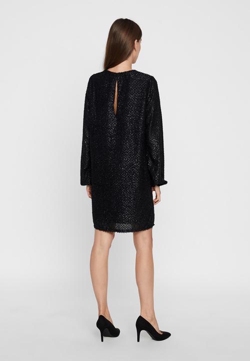 Vero Moda - Isolda short dress - black