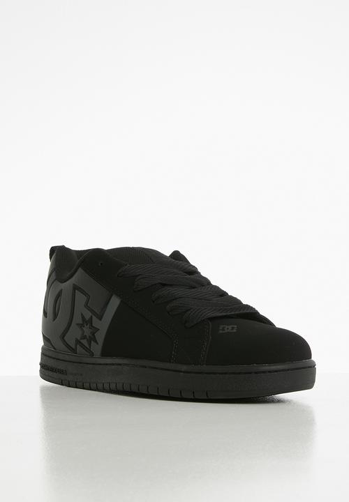 DC - Court graffik sq sneaker - black & grey