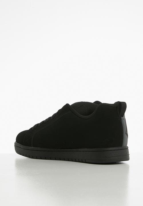 DC - Court graffik sq sneaker - black & grey