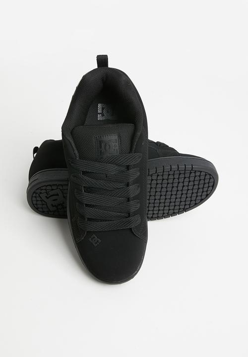 DC - Court graffik sq sneaker - black & grey