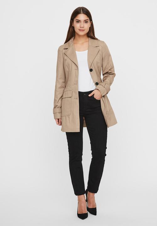 Vero Moda - Abbysofia 3/4 trenchcoat - beige