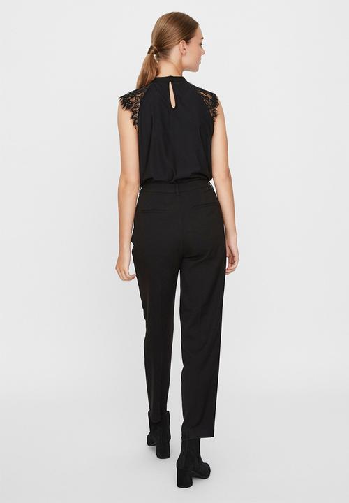 Vero Moda - Milla lace blouse - black