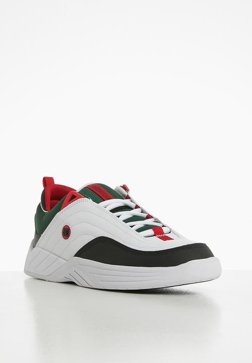 DC - Williams slim - white/black/athletic red