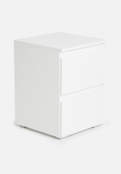HMS Home - Image 61 bedside table - white 
