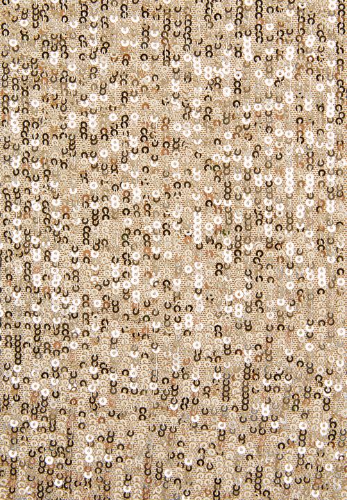 MILLA - Sequin bardot dress - champagne