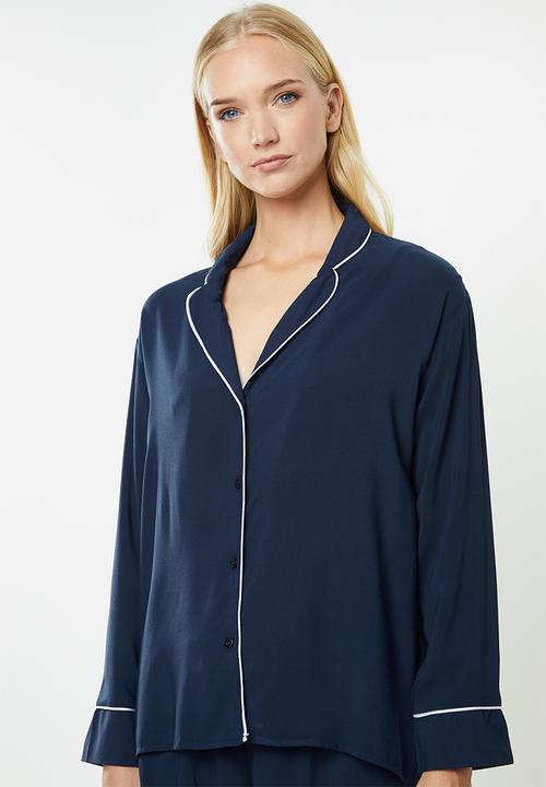 Superbalist - Sleep shirt  & shorts set - navy