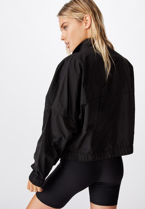 Cotton On - Cropped summer anorak - black