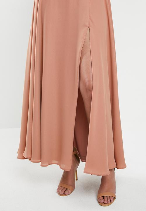 MILLA - Halter maxi dress - rose