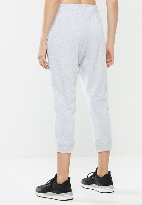 Cotton On - Cropped gym track pants - cloud grey marle