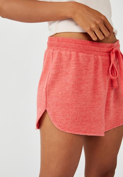 Cotton On - Supersoft lounge short - cherry red 