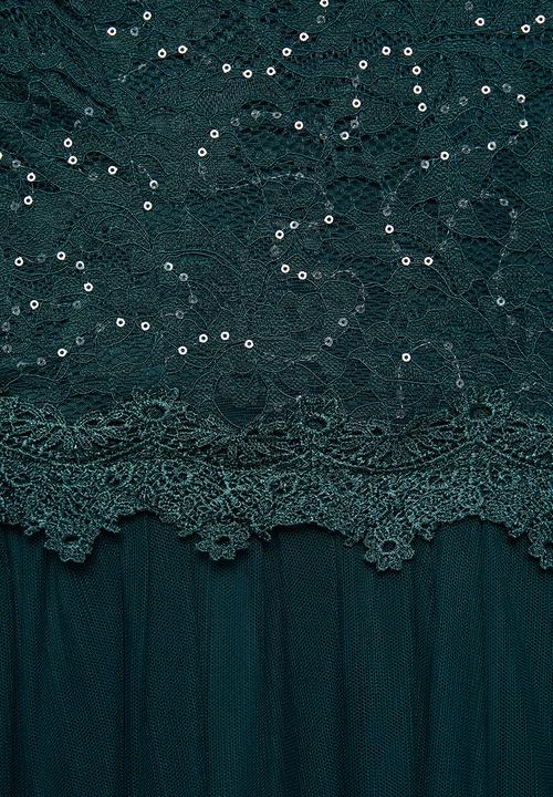 MILLA - Lace maxi dress - teal