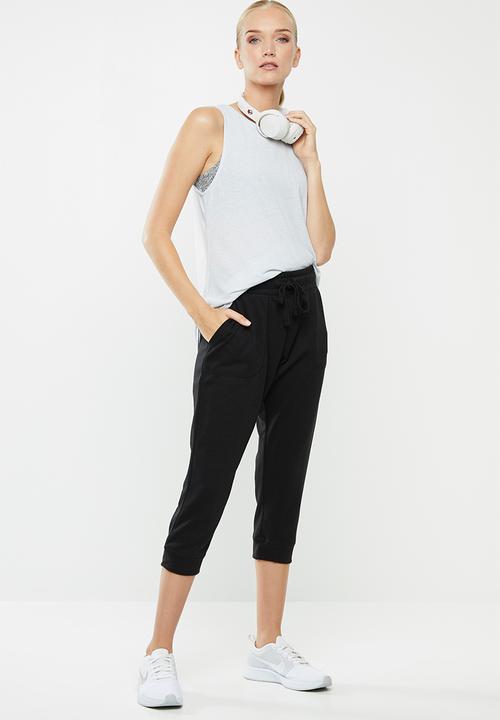 Cotton On - Cropped gym track pants - black