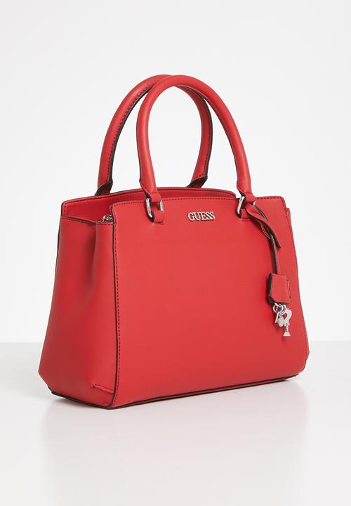 GUESS - Declan large satchel - rouge