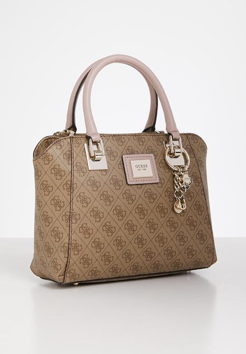 GUESS - Candace society satchel - brown 