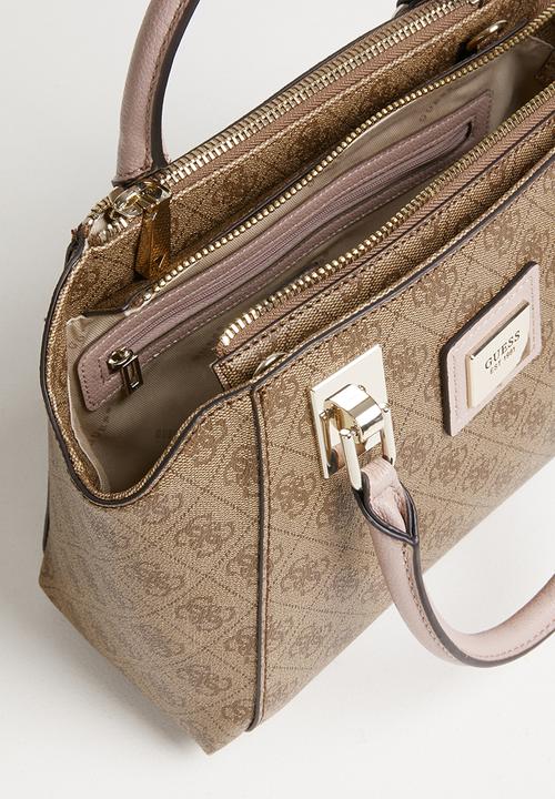 GUESS - Candace society satchel - brown 