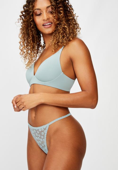 Cotton On - Daisy G-string brief -  green