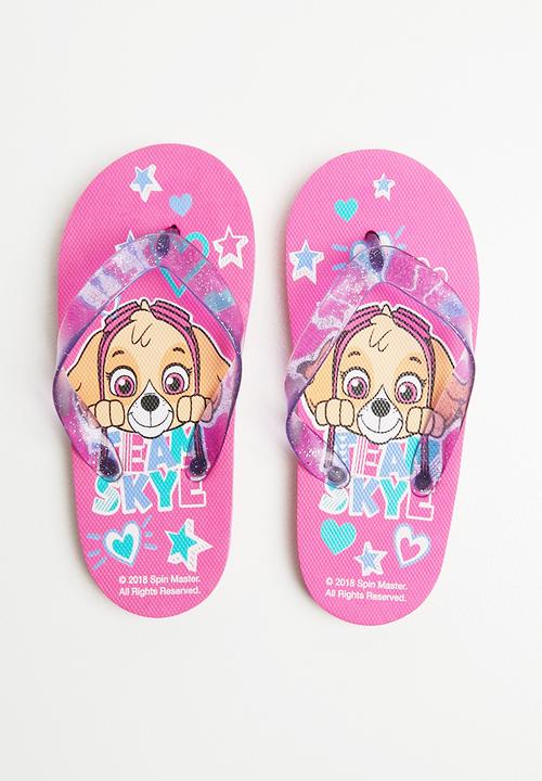 Character Fashion - Paw patrol flip flops mid - pink