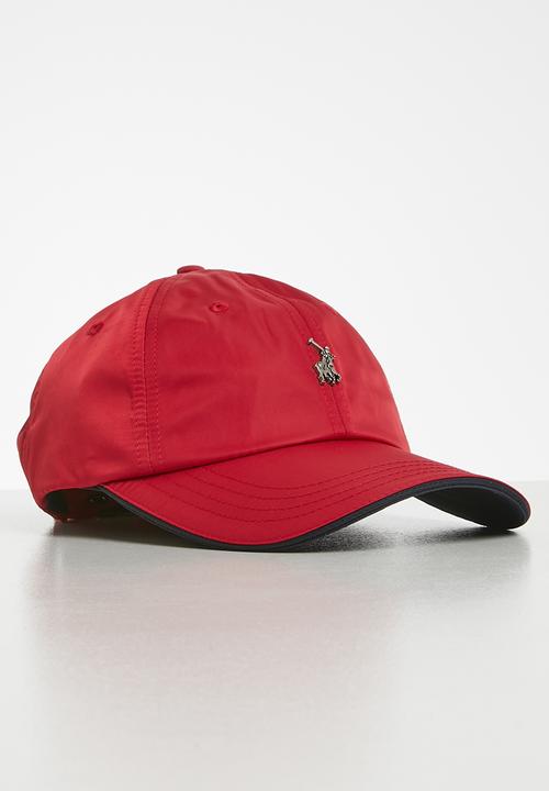 POLO - Mens Ackley classic peak - red