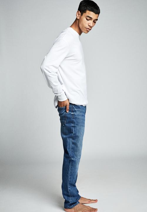 Cotton On - Tapered leg jean - aged indigo