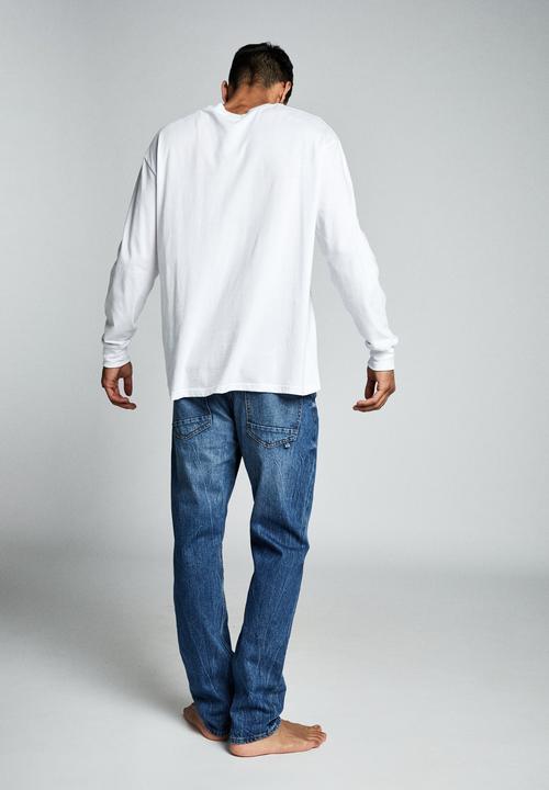 Cotton On - Tapered leg jean - aged indigo