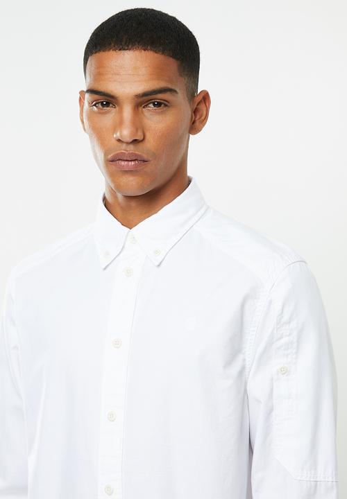 G-STAR - Stalt one pocket shirt - white