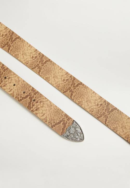 MANGO - Toledo belt - beige