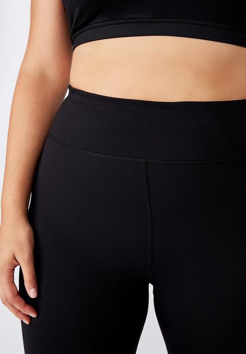 Cotton On - Curve active core capri tight - black