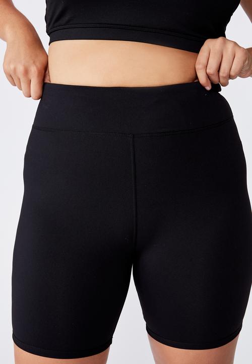 Cotton On - Curve active core bike short - black