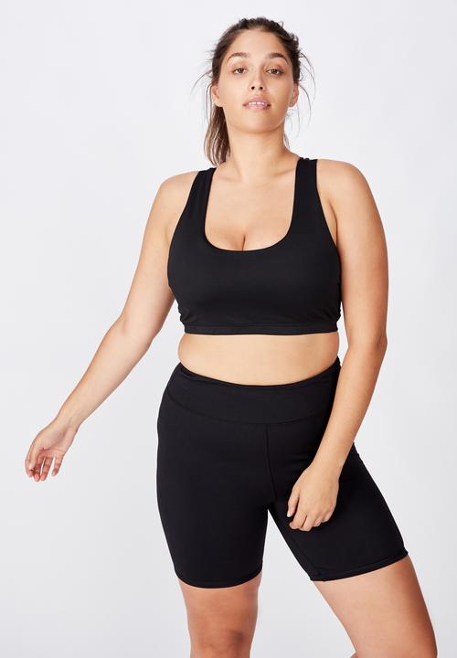 Cotton On - Curve active core bike short - black