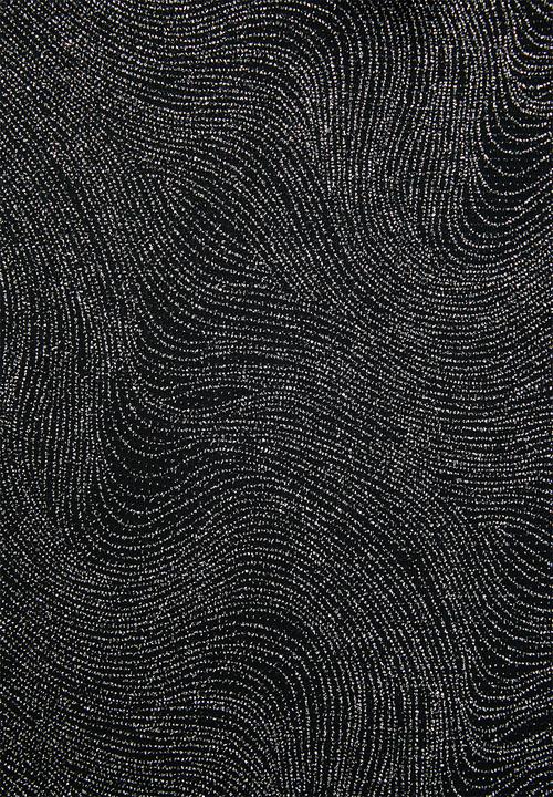 Blake - Sparkle cowl mini dress - black & silver