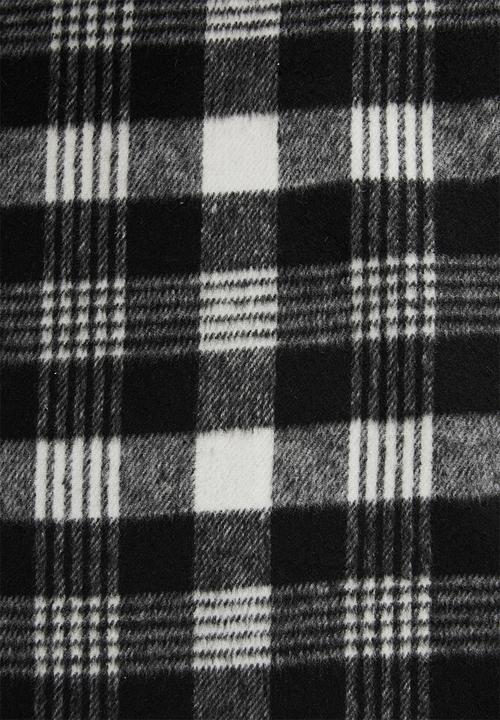 Blake - Check mini skirt - black & white