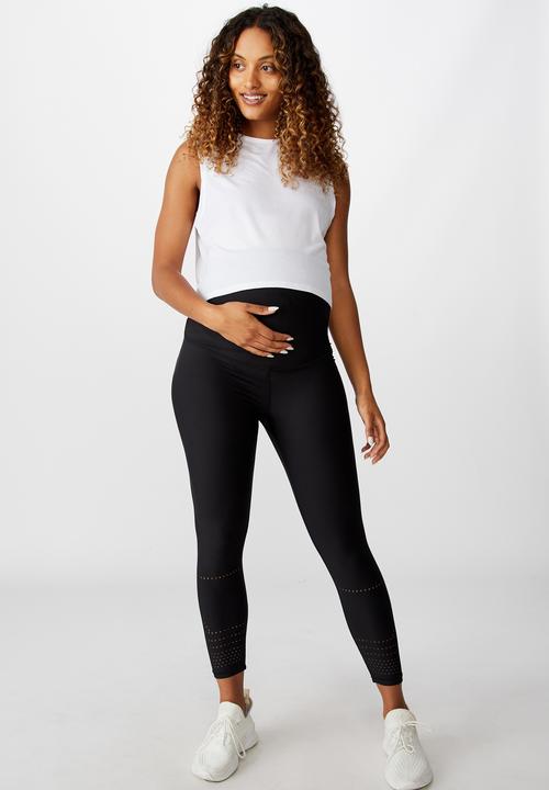 Cotton On - Maternity ultimate studio 7/8 tight - black