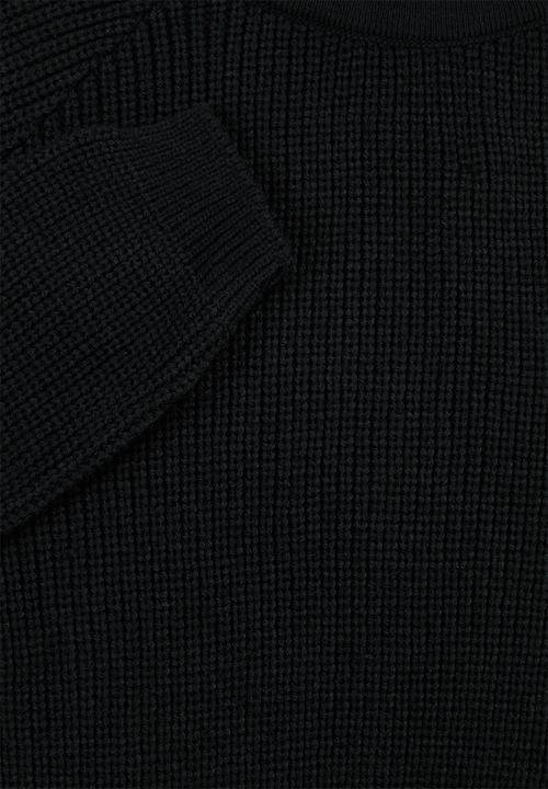 Superbalist - Textured raglan knit - black