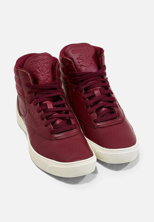 Reebok Classic - Freestyle hi nova - rustic wine/chalk