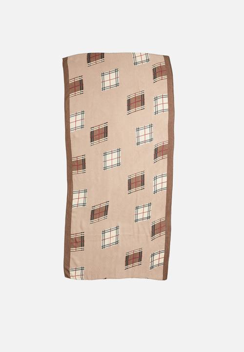 edit - Plisse checkx - beige
