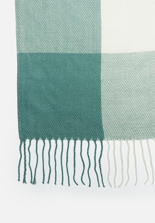 edit - Blanket colour block scarf-multi