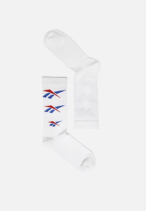 Reebok - Cl repeat vector socks - white