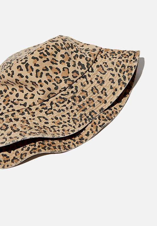 Rubi - Bianca bucket hat - leopard print