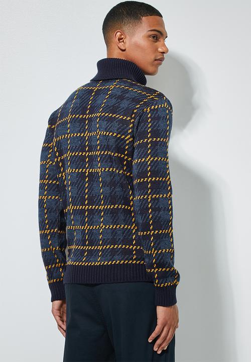 Superbalist - Check roll neck knit - multi