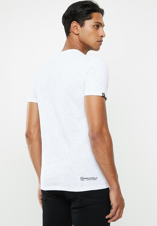 Superdry. - Surplus goods classic graphic tee - white