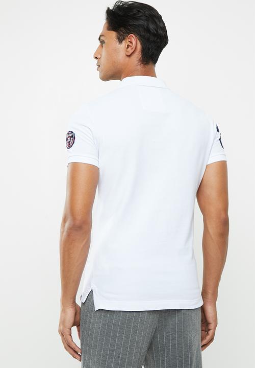 Superdry. - Superstate classic polo - white