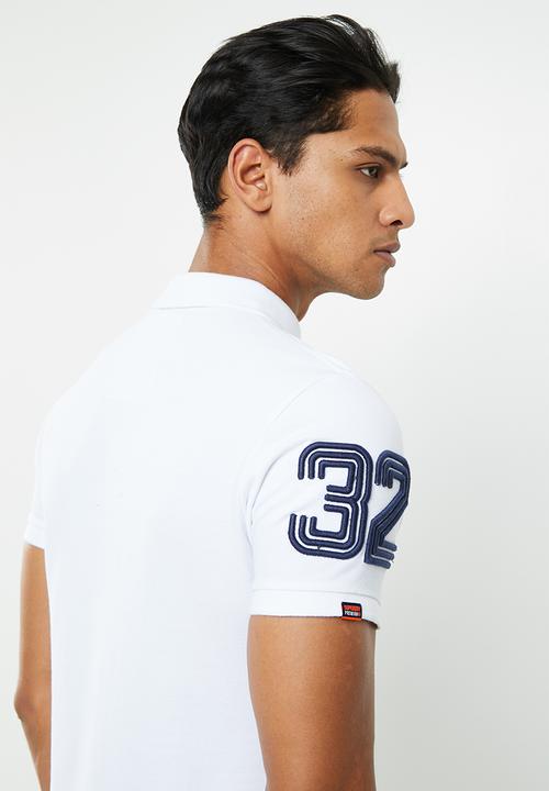 Superdry. - Superstate classic polo - white