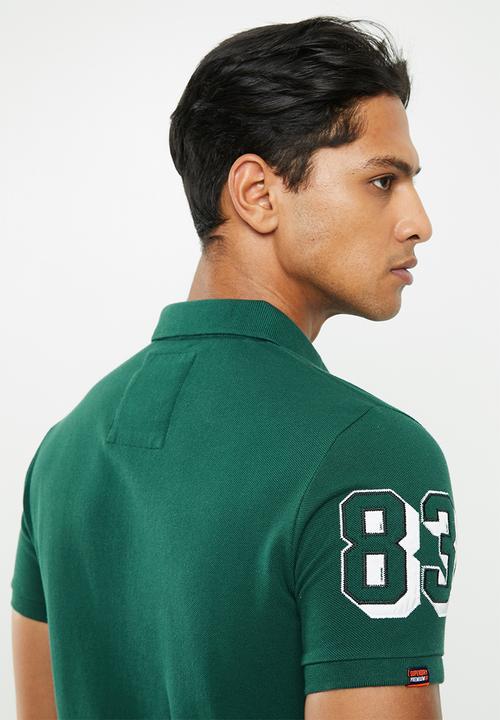 Superdry. - Superstate shadow polo - green