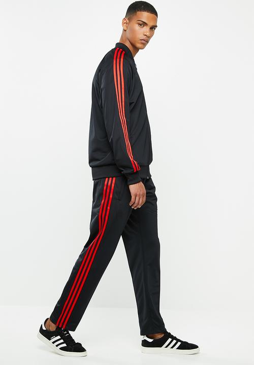 adidas Originals - SST50 track pants dmc - black & red