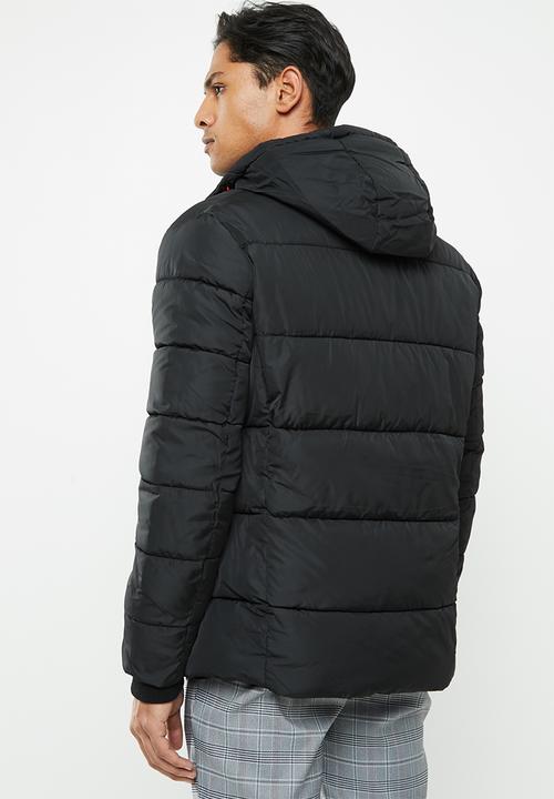 Superdry. - Sports puffer jacket - black